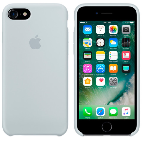 Чохол LUX Silicone Case на Iphone 7 Mist Blue